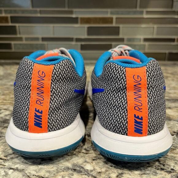 Nike Women's 5 Flex Experience RN 5 Gray Blue Orange Running Shoe Sneakers - Picture 10 of 11
